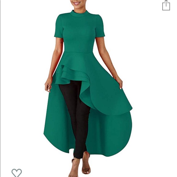green high low top